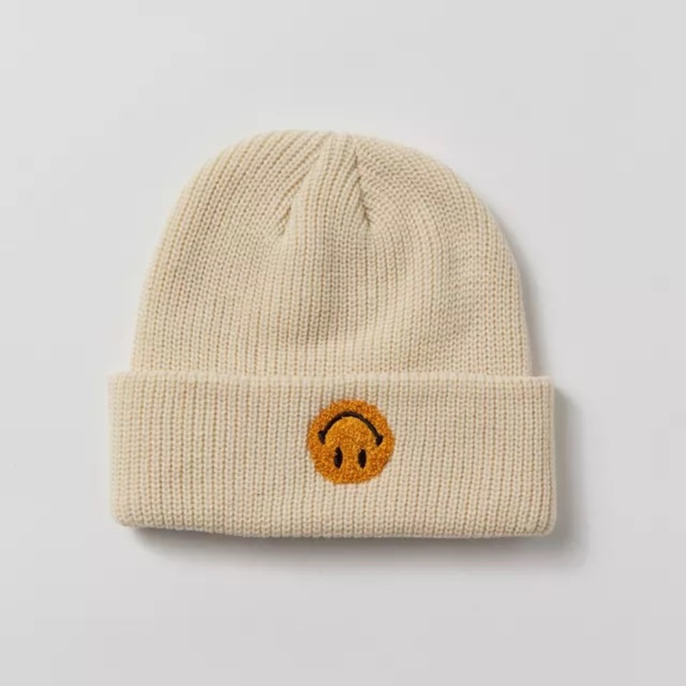 Market X Smiley Upside Down Beanie